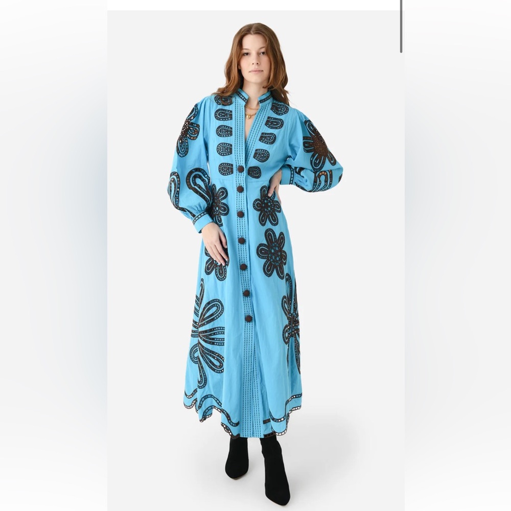FARM RIO WOMEN'S RICHELIEU MAXI DRESS Size Ladies Small Perfect Condition